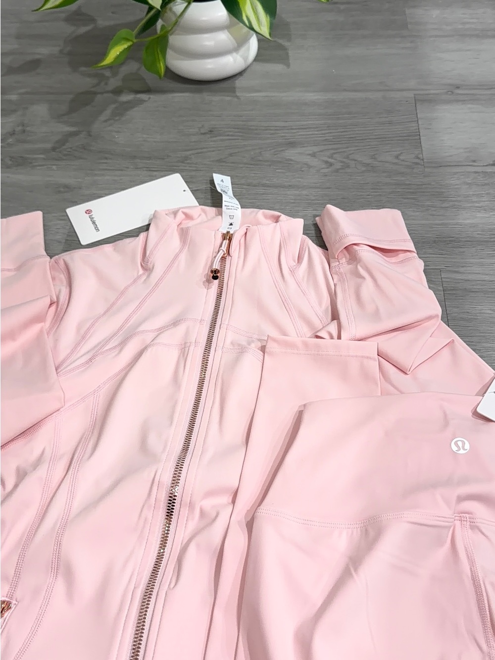 lululemon athletica Light Pink Track Jacket & Joggers Set